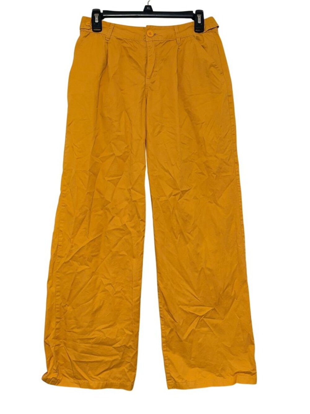Women's Urban Outfitters BDG Maya Baggy Trouser Pants Gold Size Small
